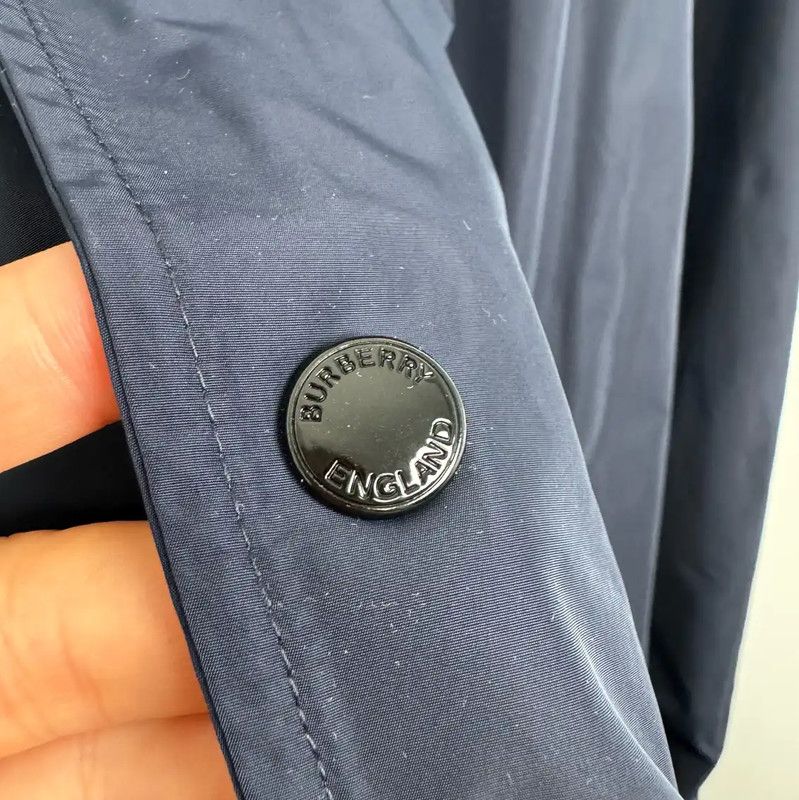 Burberry Burberry Men's Navy Polyester Outer Jacket Size US L / EU 52-54 / 3 - 6 Thumbnail