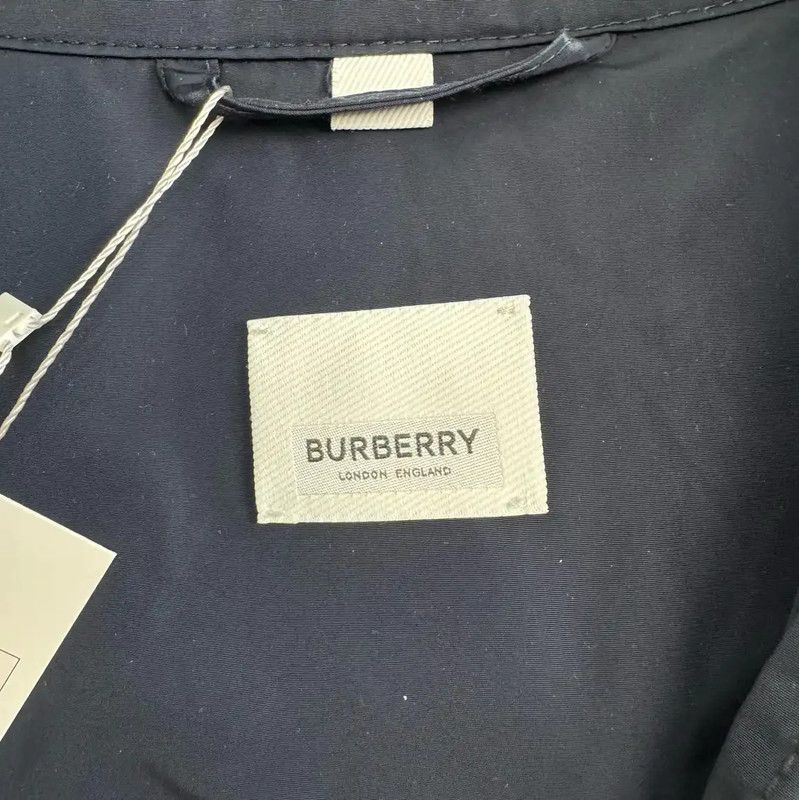 Burberry Burberry Men's Navy Polyester Outer Jacket Size US L / EU 52-54 / 3 - 4 Thumbnail