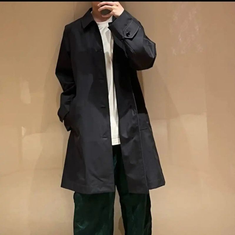 Burberry Burberry Men's Black Cotton Trench Coat Size US M / EU 48-50 / 2 - 9 Thumbnail