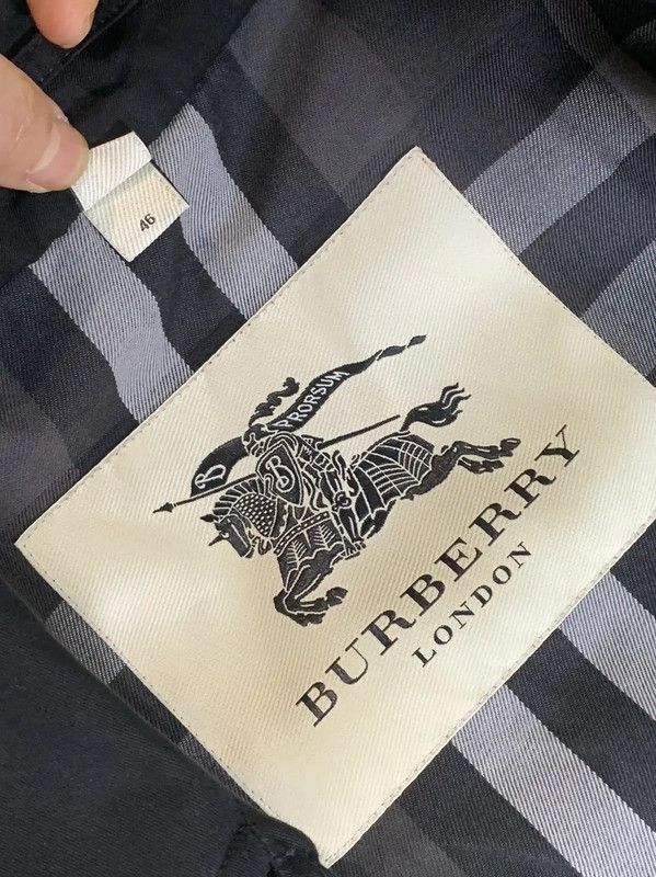 Burberry Burberry Men's Black Cotton Trench Coat Size US M / EU 48-50 / 2 - 4 Thumbnail