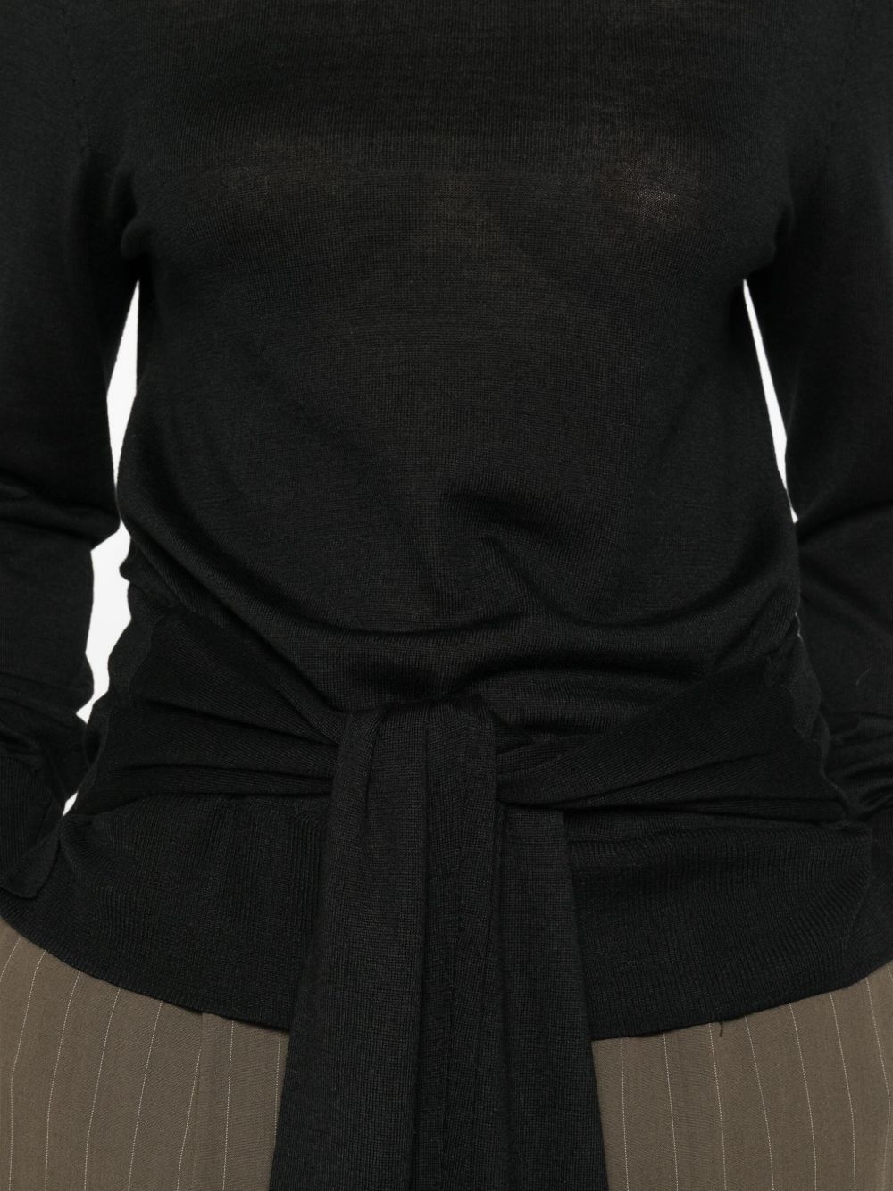 Toteme WOOL AND SILK BLEND SWEATER Size L / US 10 / IT 46 - 2 Thumbnail
