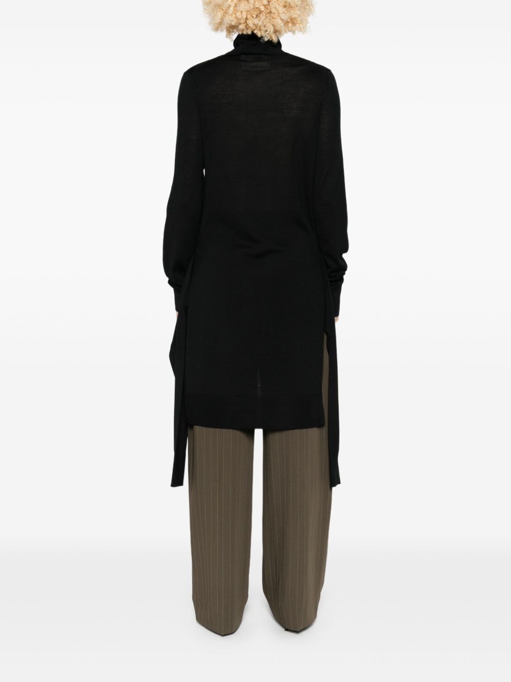 Toteme WOOL AND SILK BLEND SWEATER Size L / US 10 / IT 46 - 3 Thumbnail
