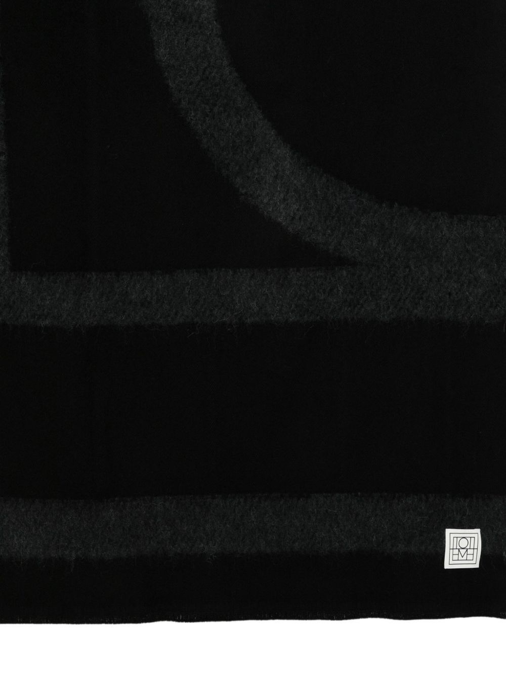 Toteme WOOL MONOGRAM SCARF Size ONE SIZE - 2 Thumbnail