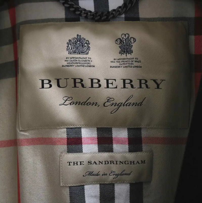 Burberry Burberry Black Cotton Men's Trench Coat Size US S / EU 44-46 / 1 - 5 Thumbnail