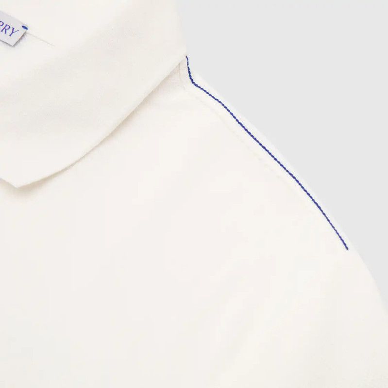 Burberry Burberry White Cotton Logo Short Sleeve Polo Size US M / EU 48-50 / 2 - 4 Thumbnail