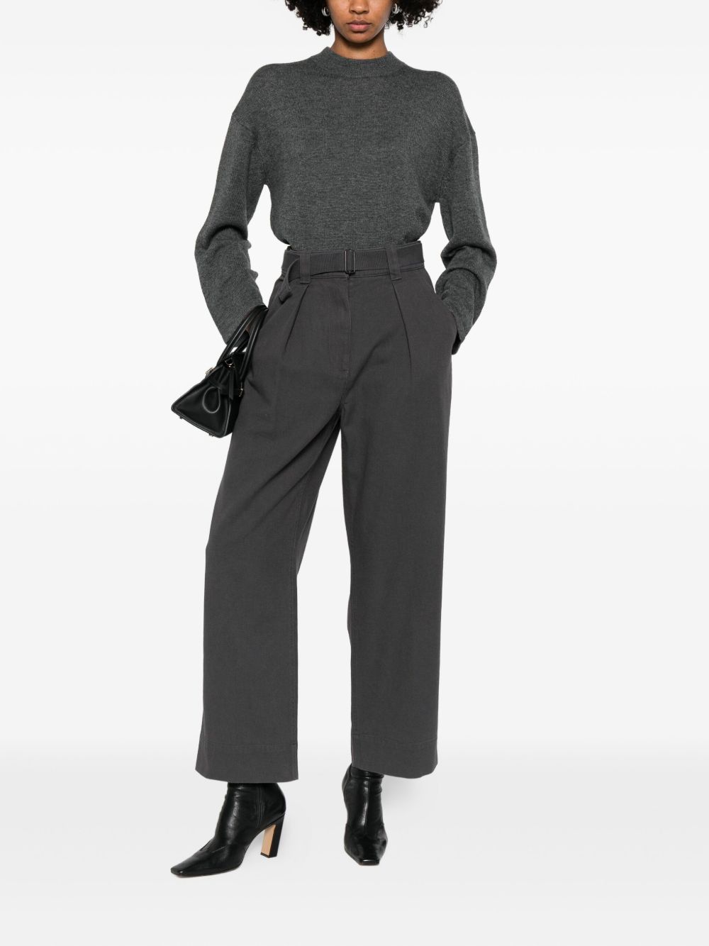 Max Mara CREW NECK SWEATER IN CASHMERE WOOL Size S / US 4 / IT 40 - 3 Thumbnail