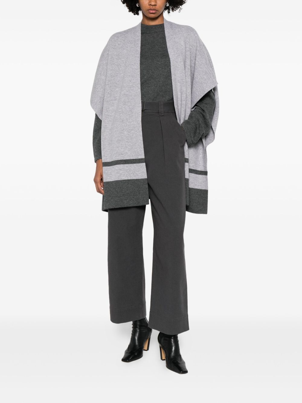 Max Mara CASHMERE WOOL CAPE Size XL / US 12-14 / IT 48-50 - 4 Thumbnail