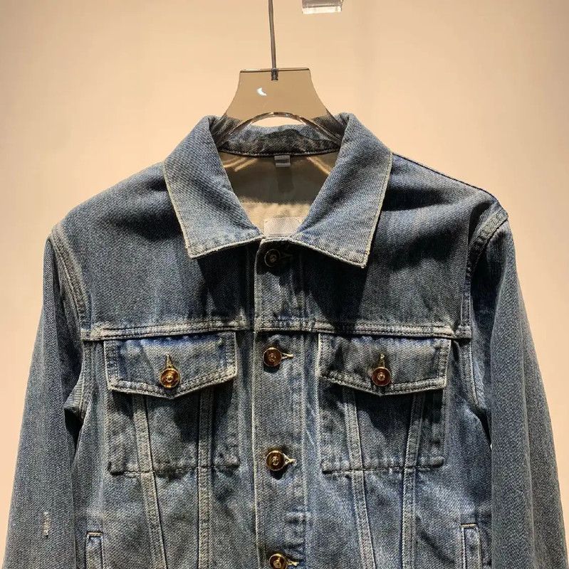 Burberry Burberry Blue Denim Men's Jacket Size US M / EU 48-50 / 2 - 3 Thumbnail