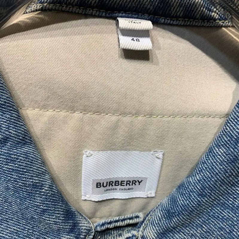 Burberry Burberry Blue Denim Men's Jacket Size US M / EU 48-50 / 2 - 5 Thumbnail