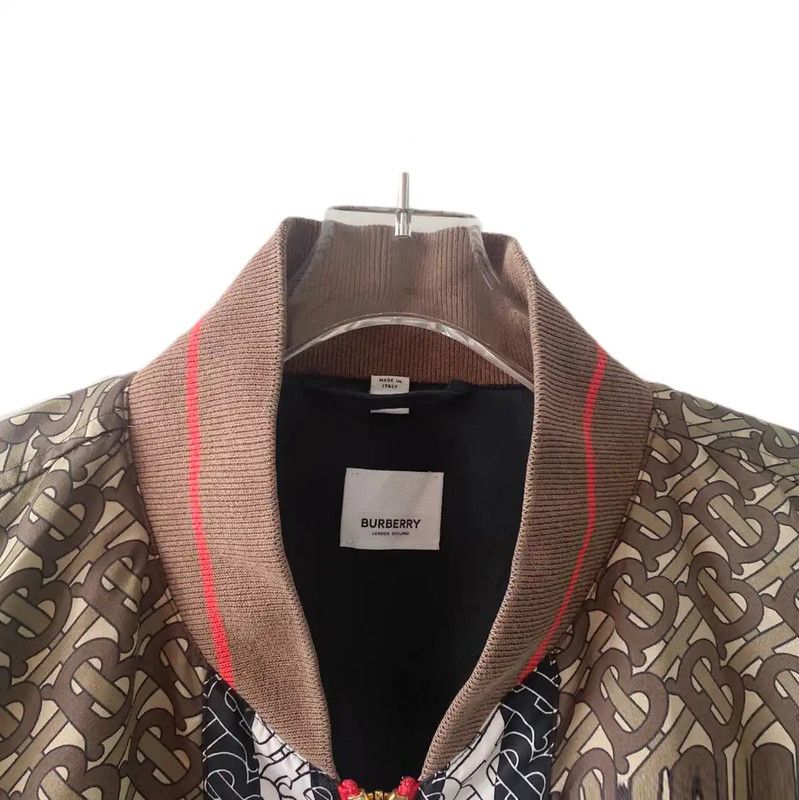 Burberry Burberry Brown Nylon Bomber Jacket for Men Size US XL / EU 56 / 4 - 3 Thumbnail