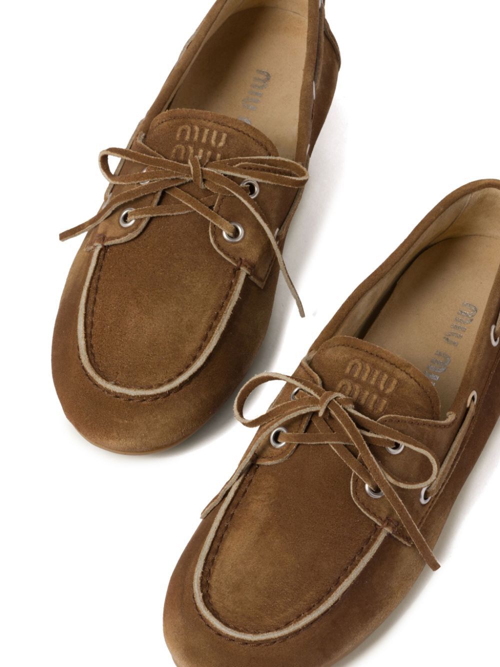 Miu Miu LEATHER LOAFERS Size US 11 / IT 41 - 2 Thumbnail