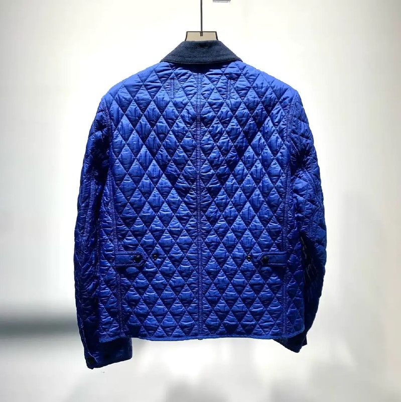Burberry Burberry Men's Blue Quilted Jacket Size US M / EU 48-50 / 2 - 7 Thumbnail