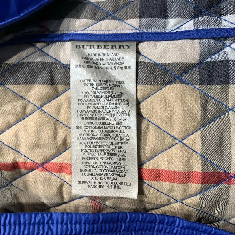 Burberry Burberry Men's Blue Quilted Jacket Size US M / EU 48-50 / 2 - 8 Thumbnail