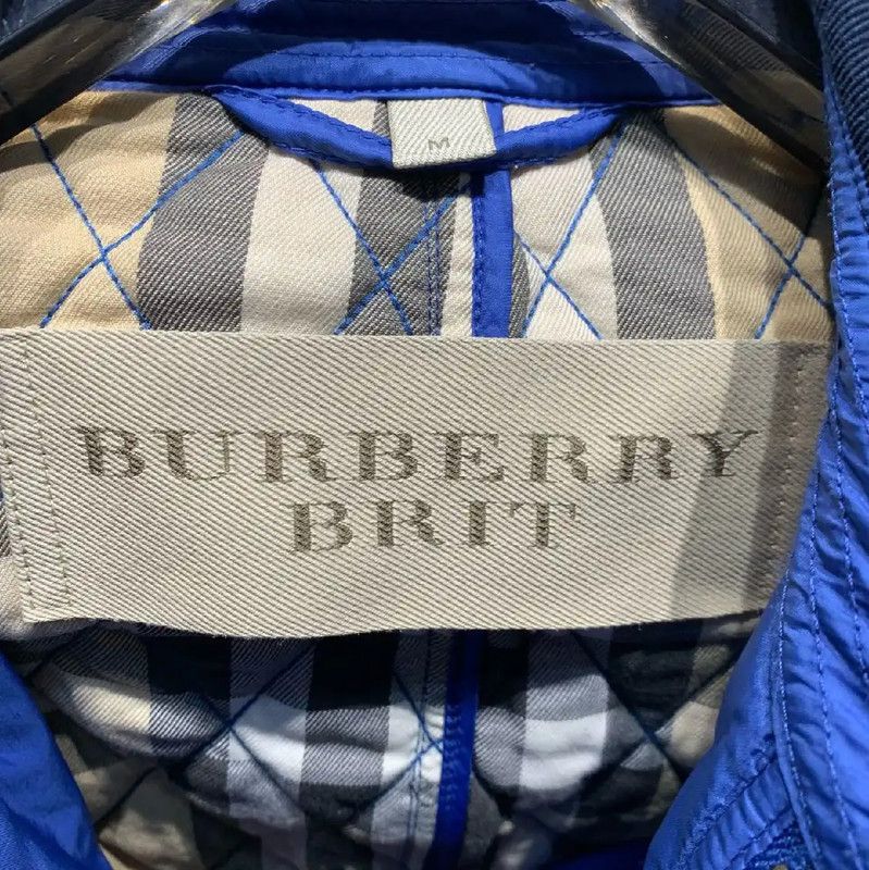 Burberry Burberry Men's Blue Quilted Jacket Size US M / EU 48-50 / 2 - 2 Thumbnail