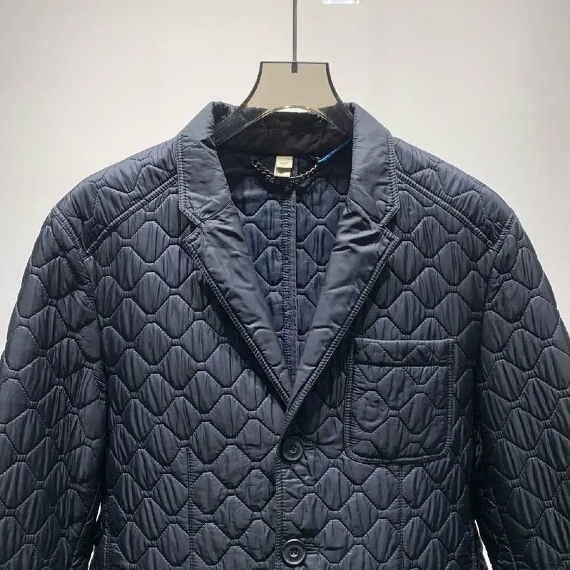 Burberry Burberry Men's Quilted Black Coat Size US M / EU 48-50 / 2 - 3 Thumbnail