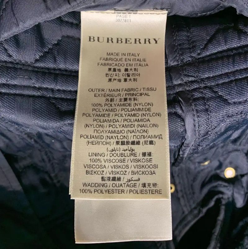 Burberry Burberry Men's Quilted Black Coat Size US M / EU 48-50 / 2 - 8 Thumbnail