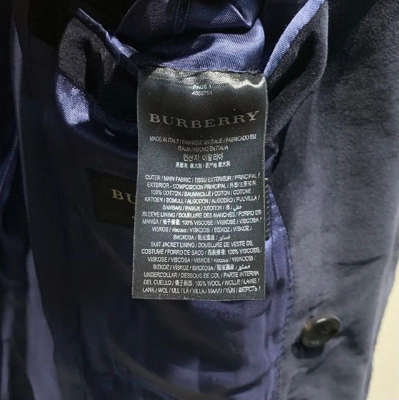 Burberry Burberry Men's Black Double-Breasted Jacket Size US M / EU 48-50 / 2 - 8 Thumbnail