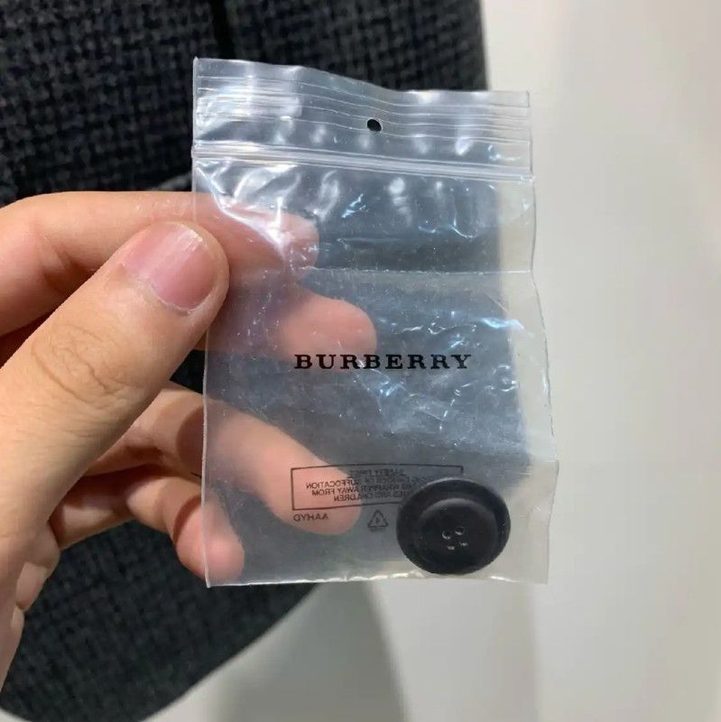 Burberry Burberry Men's Gray Wool Jacket Size US M / EU 48-50 / 2 - 6 Thumbnail