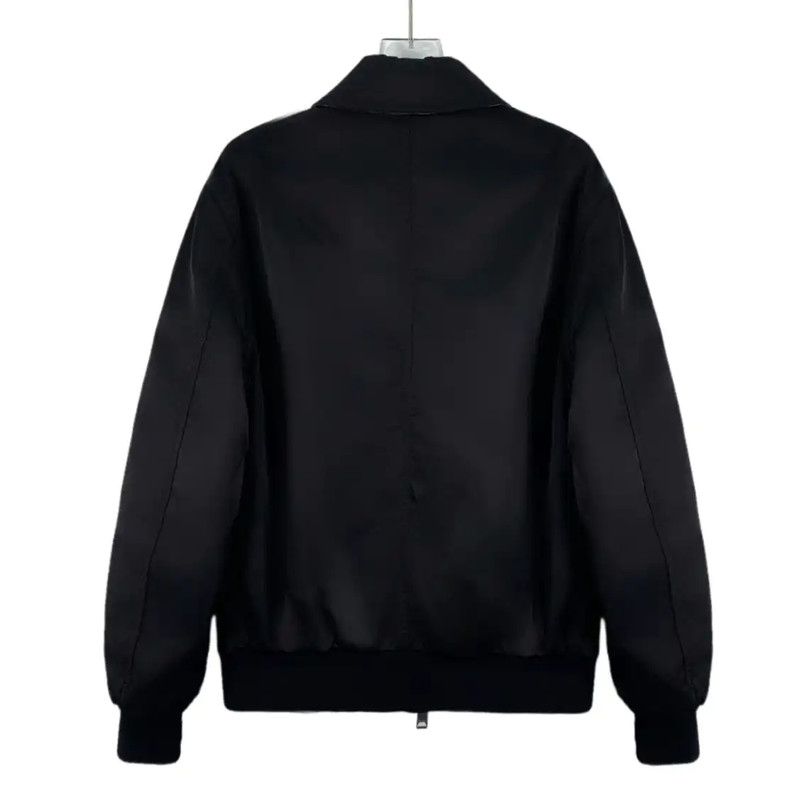 Burberry Burberry Black Wool Men's Outerwear Jacket Size US M / EU 48-50 / 2 - 2 Thumbnail