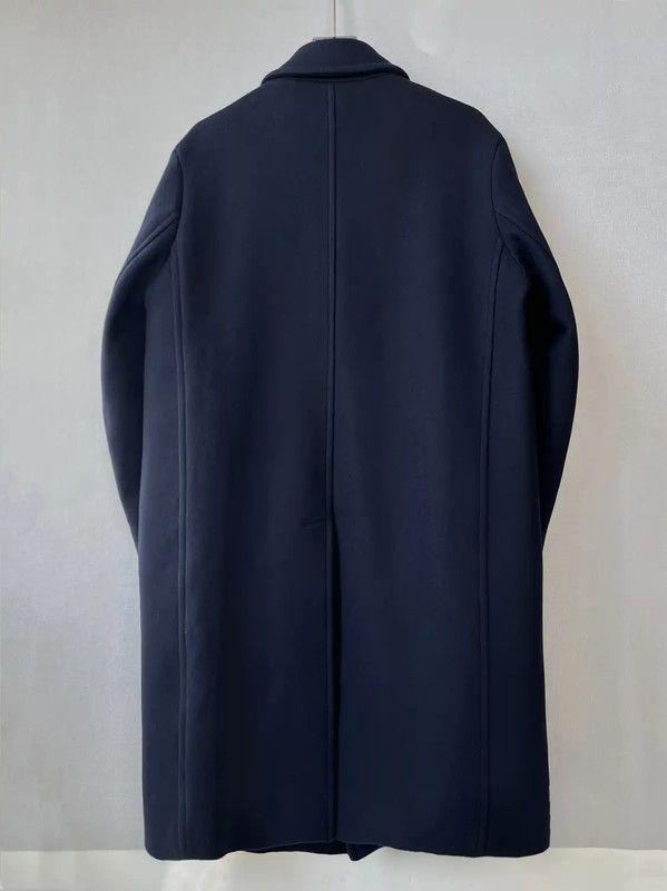 Burberry Burberry Navy Cotton Long Coat for Men Size US M / EU 48-50 / 2 - 2 Thumbnail