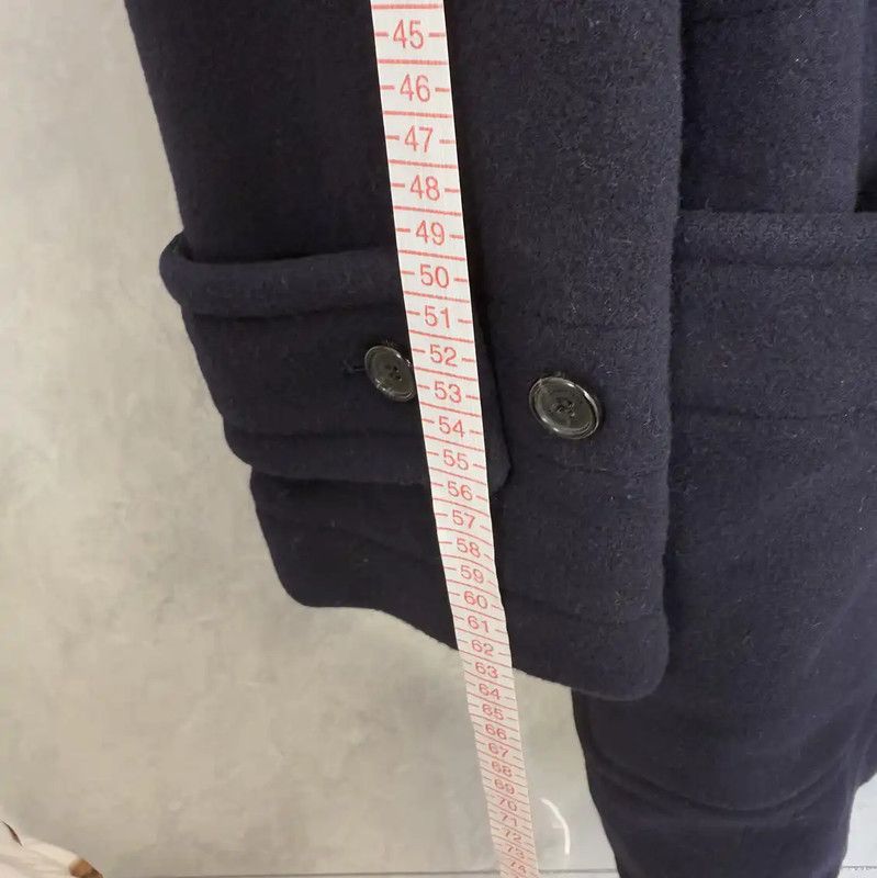 Burberry Burberry Winter Navy Wool Blend Long Coat Size US M / EU 48-50 / 2 - 8 Thumbnail