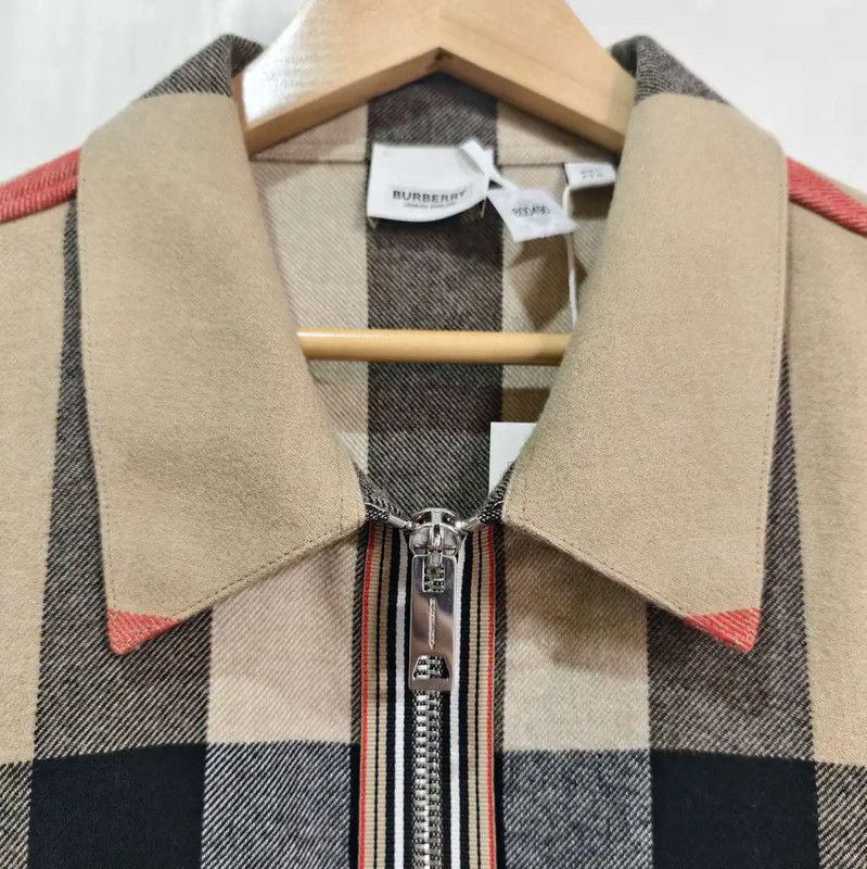 Burberry Burberry Khaki Wool Long Sleeve Jacket Size US XXL / EU 58 / 5 - 3 Thumbnail