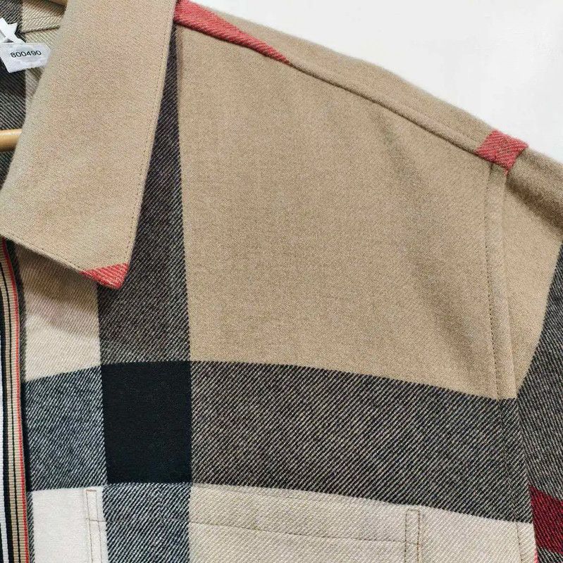 Burberry Burberry Khaki Wool Long Sleeve Jacket Size US XXL / EU 58 / 5 - 5 Thumbnail