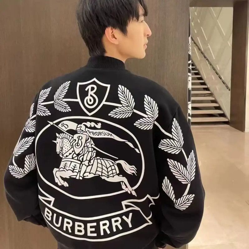 Burberry Burberry Black Men's Bomber Jacket Size S Size US S / EU 44-46 / 1 - 8 Thumbnail