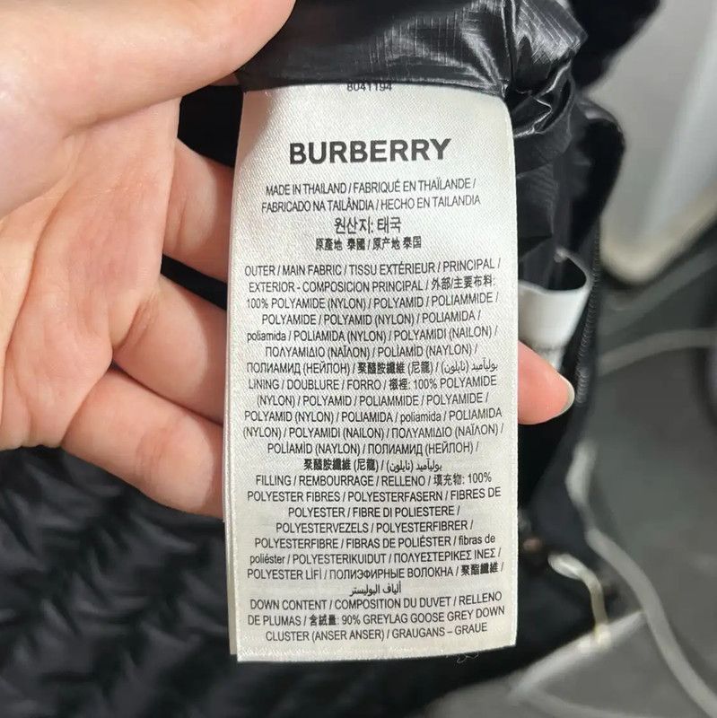 Burberry Burberry Black Cotton Men's Jacket Size US S / EU 44-46 / 1 - 4 Thumbnail