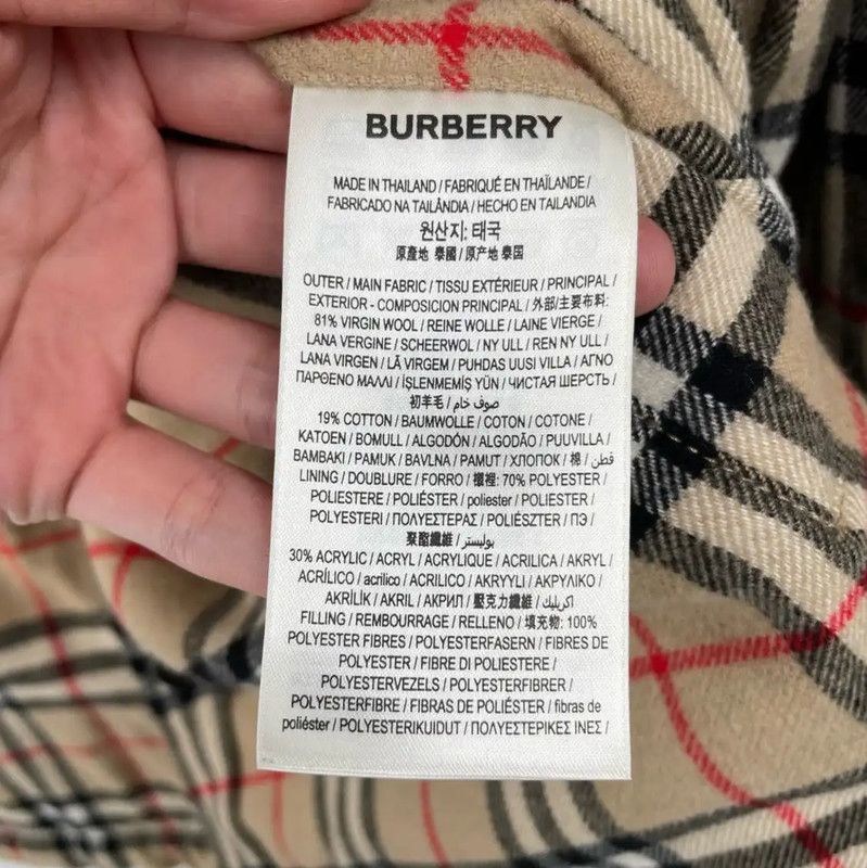 Burberry Burberry Men's Checkered Long Sleeve Coat Size US M / EU 48-50 / 2 - 4 Thumbnail