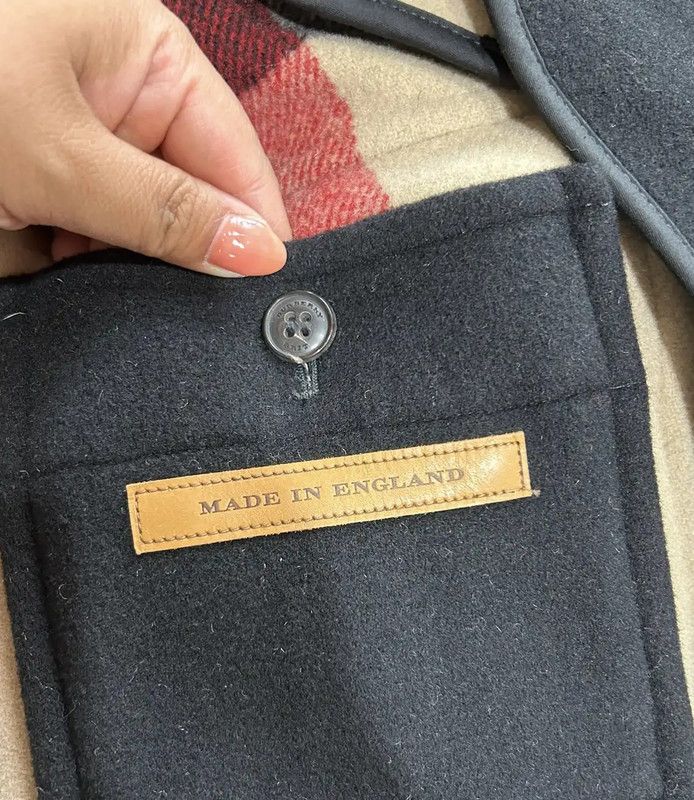 Burberry Burberry Black Wool Double Breasted Coat Size US L / EU 52-54 / 3 - 7 Thumbnail