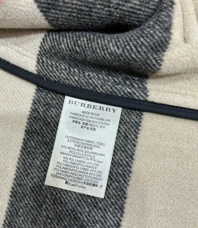 Burberry Burberry Black Wool Double Breasted Coat Size US L / EU 52-54 / 3 - 6 Thumbnail