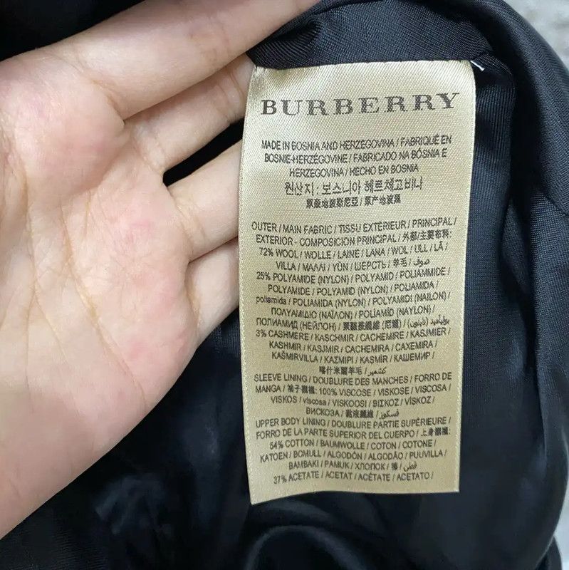 Burberry Burberry Black Cashmere Long Coat for Men Size US M / EU 48-50 / 2 - 8 Thumbnail