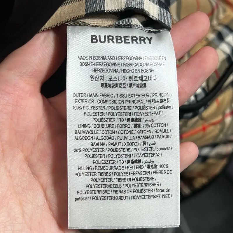 Burberry Burberry Black Quilted Men's Jacket Size US L / EU 52-54 / 3 - 4 Thumbnail