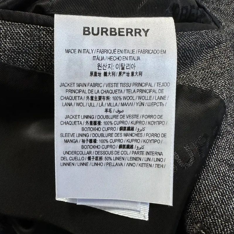 Burberry Burberry Men's Gray Wool Blend Long Coat Size US S / EU 44-46 / 1 - 8 Thumbnail