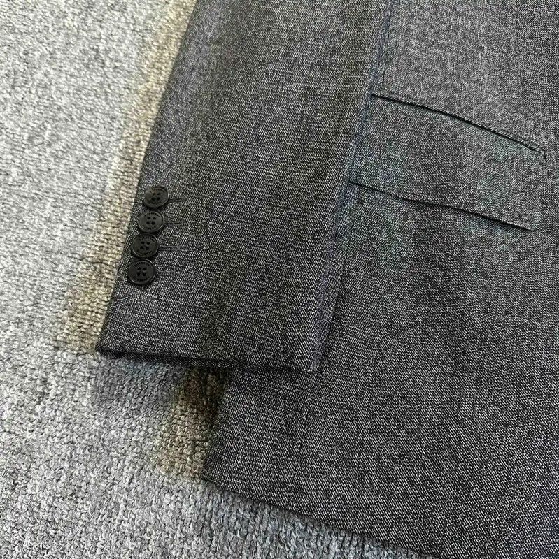 Burberry Burberry Men's Gray Wool Blend Long Coat Size US S / EU 44-46 / 1 - 2 Thumbnail