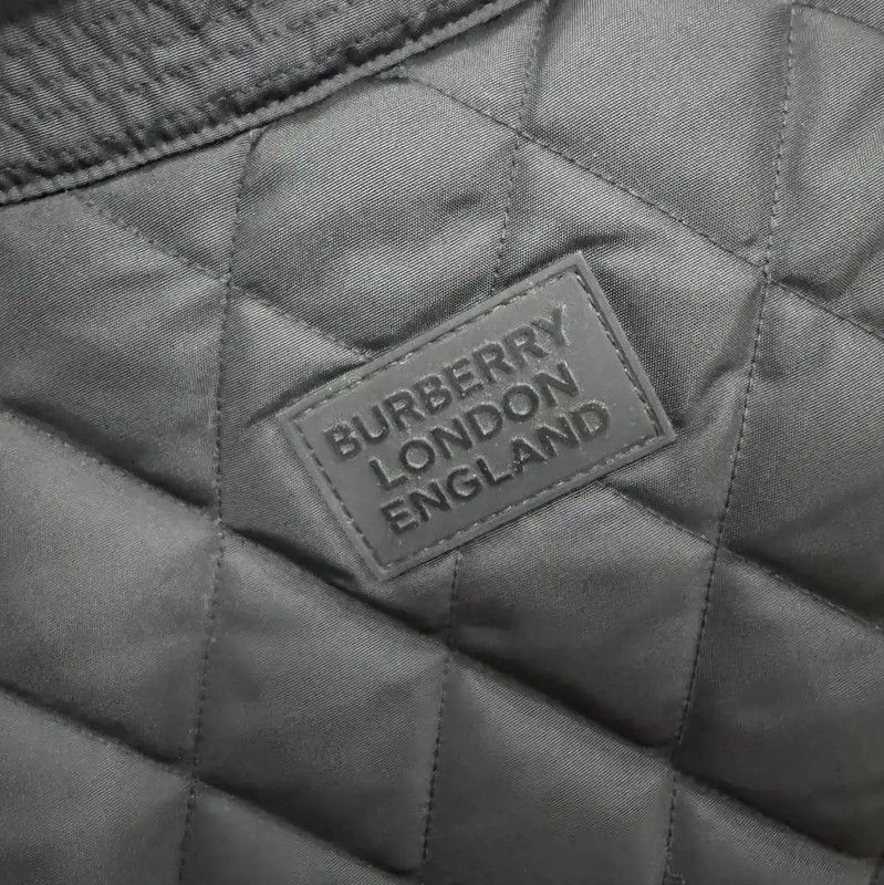Burberry Burberry Men's Black Short Quilted Down Vest Size US M / EU 48-50 / 2 - 8 Thumbnail