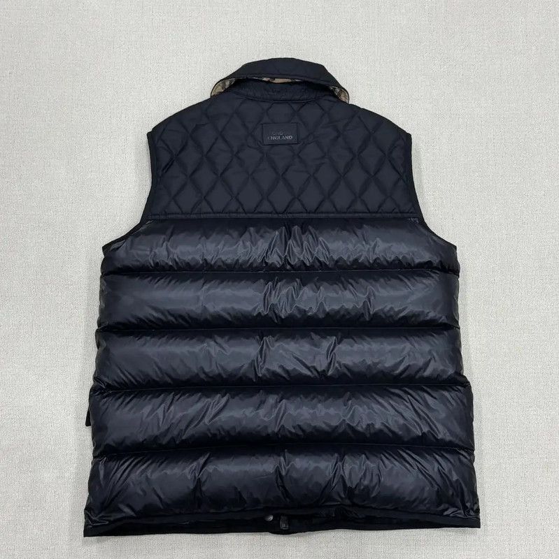 Burberry Burberry Men's Black Short Quilted Down Vest Size US M / EU 48-50 / 2 - 4 Thumbnail