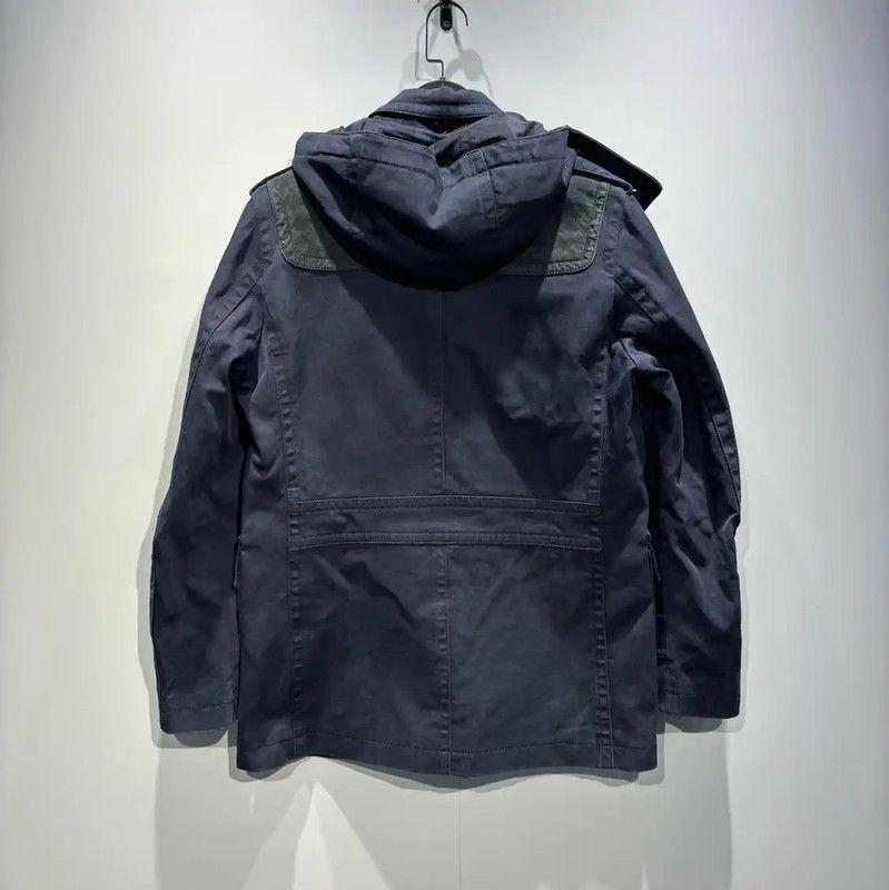 Burberry Burberry Men's Navy Cotton Coat Size US M / EU 48-50 / 2 - 2 Thumbnail