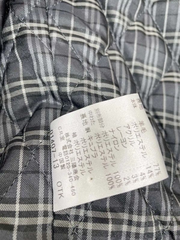 Burberry Navy Wool Men's Long Sleeve Coat