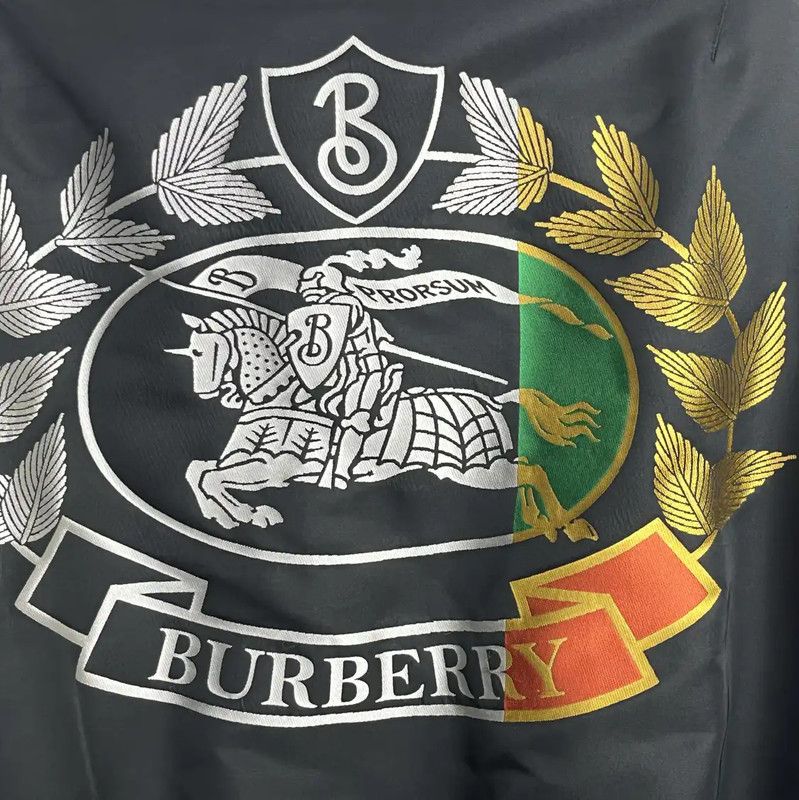 Burberry Burberry Black Men's Jacket with Logo Details Size US L / EU 52-54 / 3 - 3 Thumbnail