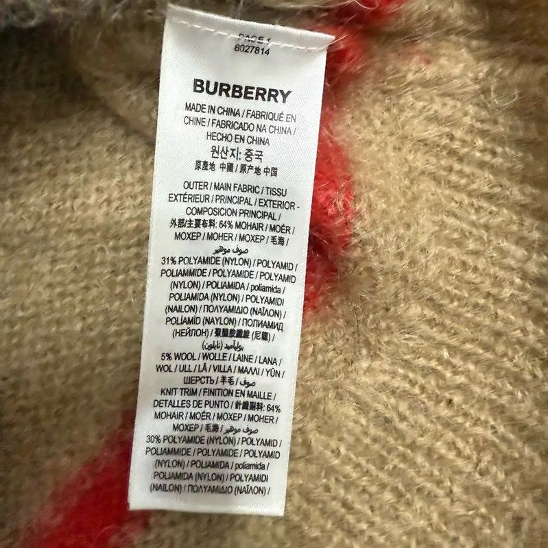 Burberry Burberry Men's Color-Block Wool Knit Sweater Size US L / EU 52-54 / 3 - 4 Thumbnail
