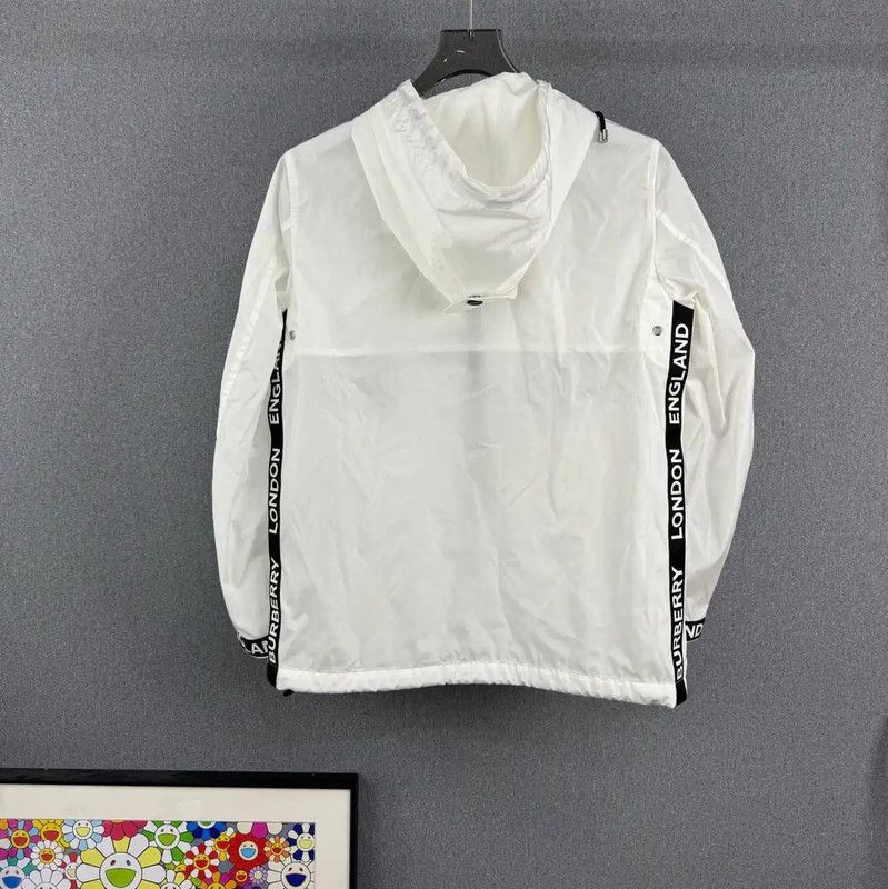 Burberry Burberry Men's White Lightweight Jacket Size US M / EU 48-50 / 2 - 2 Thumbnail