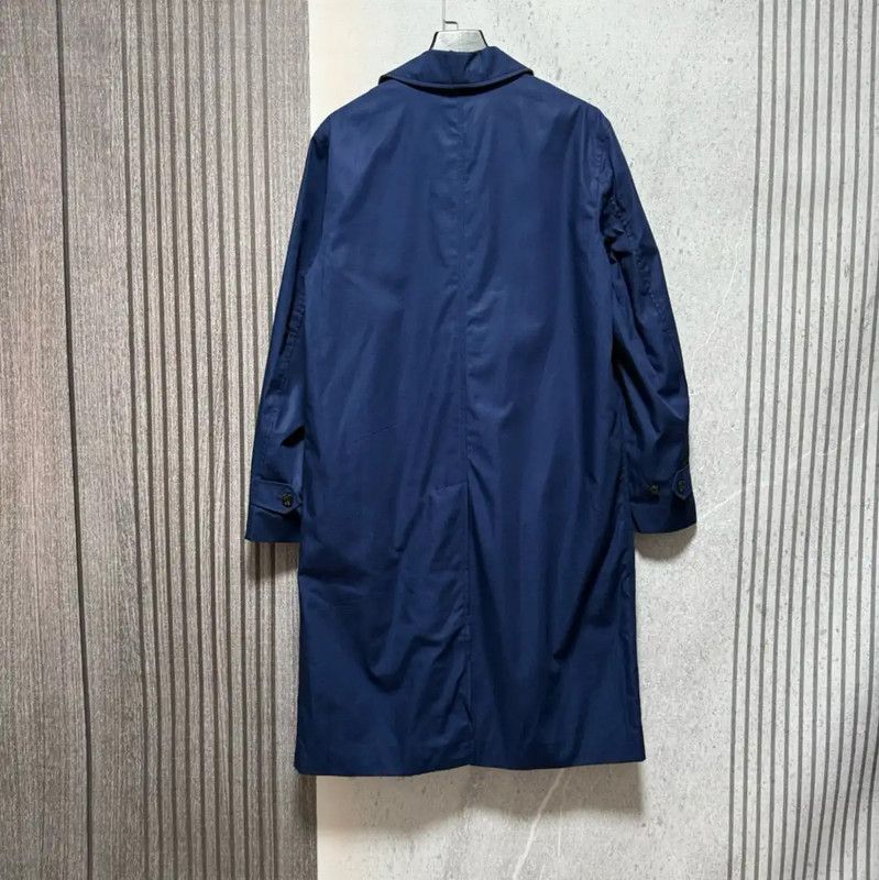 Burberry Burberry Men's Blue Cotton Check Coat Size US XL / EU 56 / 4 - 2 Thumbnail