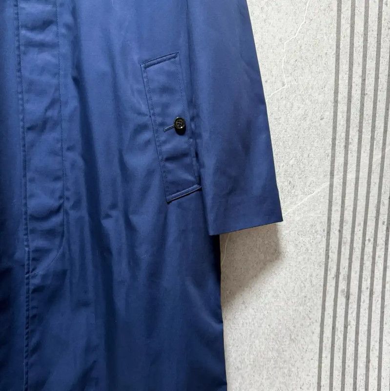 Burberry Burberry Men's Blue Cotton Check Coat Size US XL / EU 56 / 4 - 6 Thumbnail