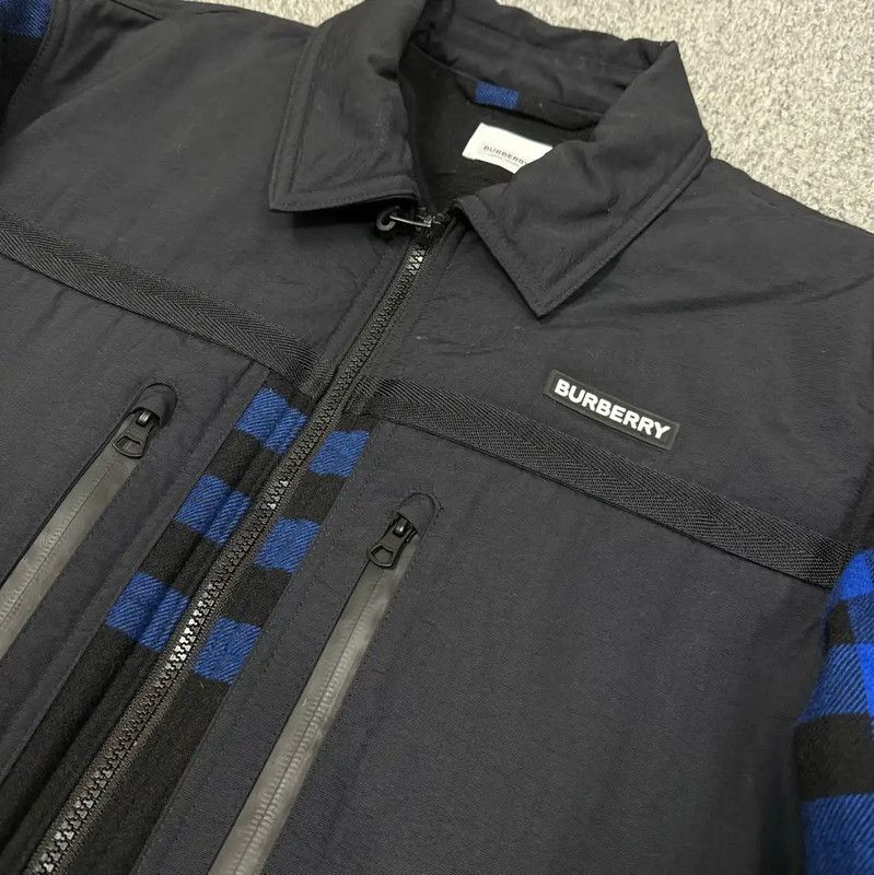 Burberry Burberry Black Cotton Men's Outerwear Jacket Size US M / EU 48-50 / 2 - 3 Thumbnail