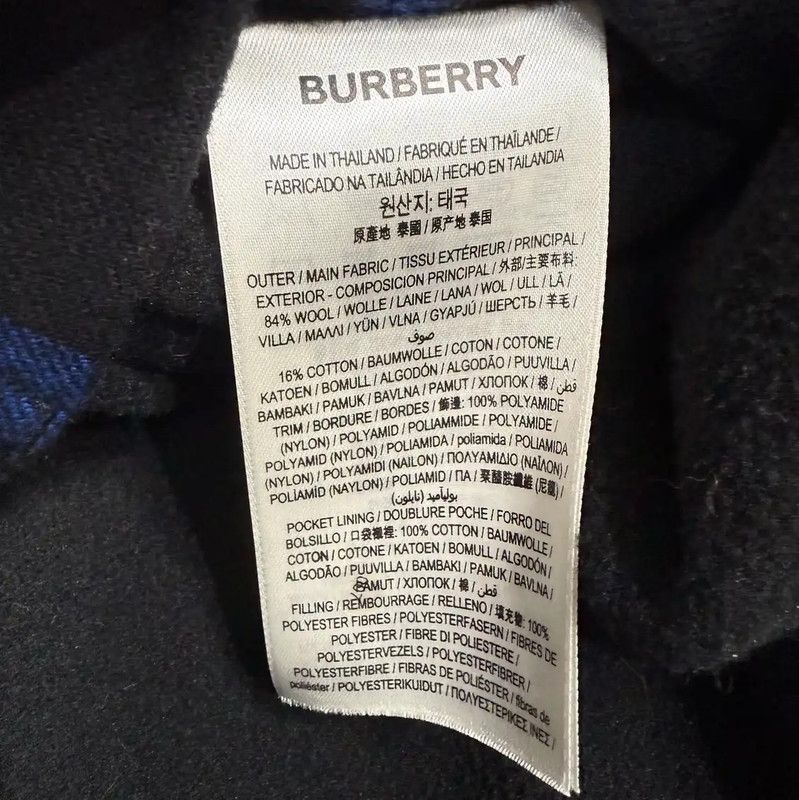 Burberry Burberry Black Cotton Men's Outerwear Jacket Size US M / EU 48-50 / 2 - 4 Thumbnail