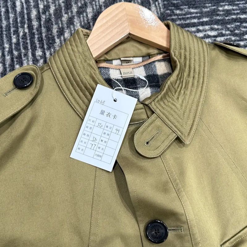 Burberry Burberry Military Green Cotton Men's Jacket Size US L / EU 52-54 / 3 - 3 Thumbnail