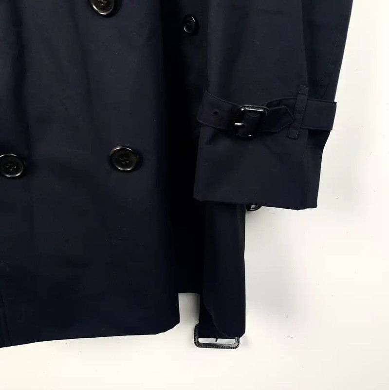 Burberry Burberry Navy Cotton Men's Trench Coat Size US L / EU 52-54 / 3 - 4 Thumbnail