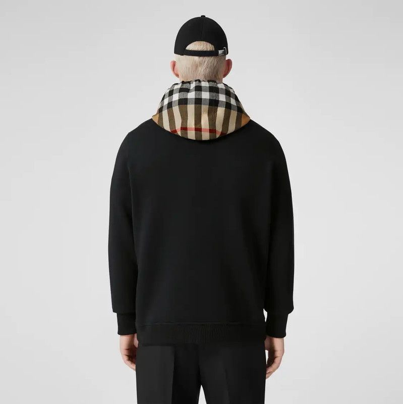 Burberry Burberry Black Cotton Long Sleeve Hoodie Size US M / EU 48-50 / 2 - 6 Thumbnail